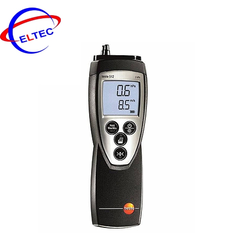 Máy đo áp suất và lưu lượng dòng khí Testo 512-3 (0560 5128) (0 ~ +200 hPa)