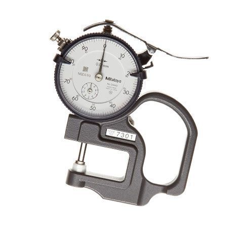 Đồng hồ đo độ dày vật liệu kiểu cơ Mitutoyo 7301 (0-10mm/ 0.01mm)