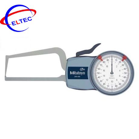 Compa đo ngoài đồng hồ Mitutoyo 209-406 (0-20mm/0.01mm)