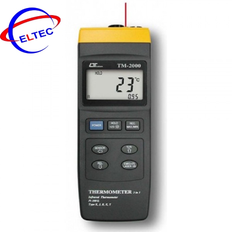 Máy đo nhiệt độ bằng tia hồng ngoại 3 in 1 LUTRON TM-2000