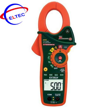 Ampe kìm Extech EX820 (1000A,True RMS, AC, đo nhiệt độ kiểu K, đo nhiệt độ hồng ngoại)