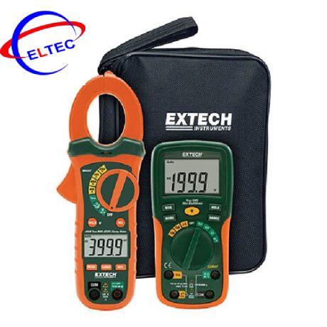 Bộ Kít kiểm tra điện Extech ETK35 (Ampe Kìm AC/DC 400A, đồng hồ vạn năng)