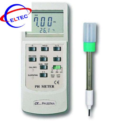 Máy đo pH, mV, nhiệt độ Lutron PH-207HA